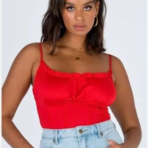 Princess Polly Red Going Out Top